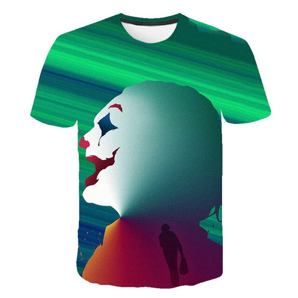Hot Sale Clown T Shirt Men/women Joker Face 3D Printed Terror Fashion T-shirts Cool Character joker Harajuku Clothing | Vimost Shop.