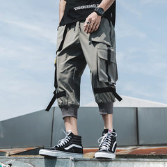 Large Size Design Men's jogging Pants Leisure Elasticated Waist Overalls Male Summer Fashion Sweatpants