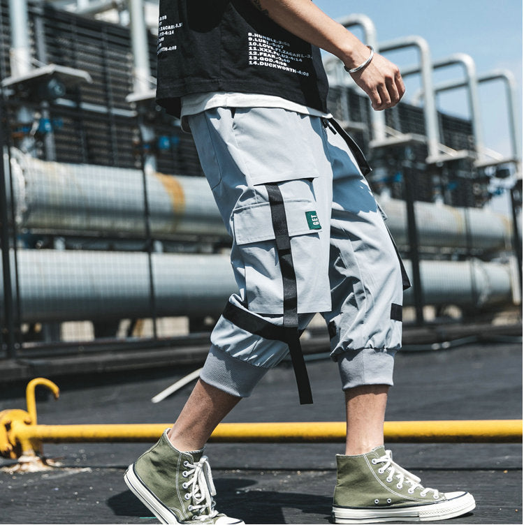 Large Size Design Men's jogging Pants Leisure Elasticated Waist Overalls Male Summer Fashion Sweatpants | Vimost Shop.