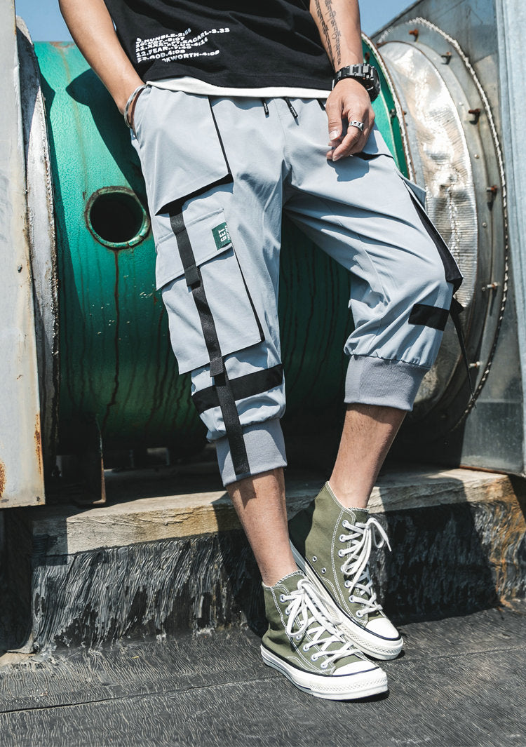 Large Size Design Men's jogging Pants Leisure Elasticated Waist Overalls Male Summer Fashion Sweatpants | Vimost Shop.