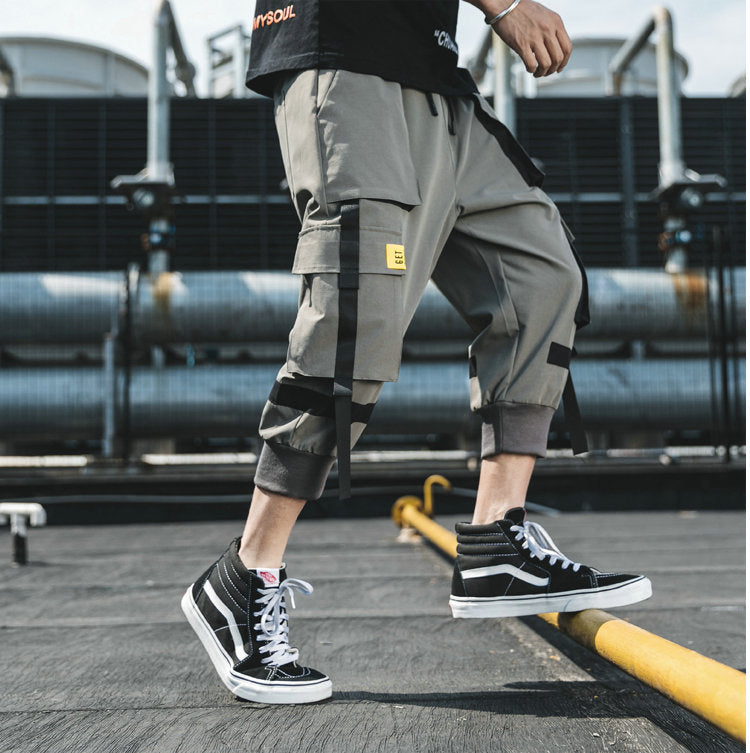 Large Size Design Men's jogging Pants Leisure Elasticated Waist Overalls Male Summer Fashion Sweatpants | Vimost Shop.