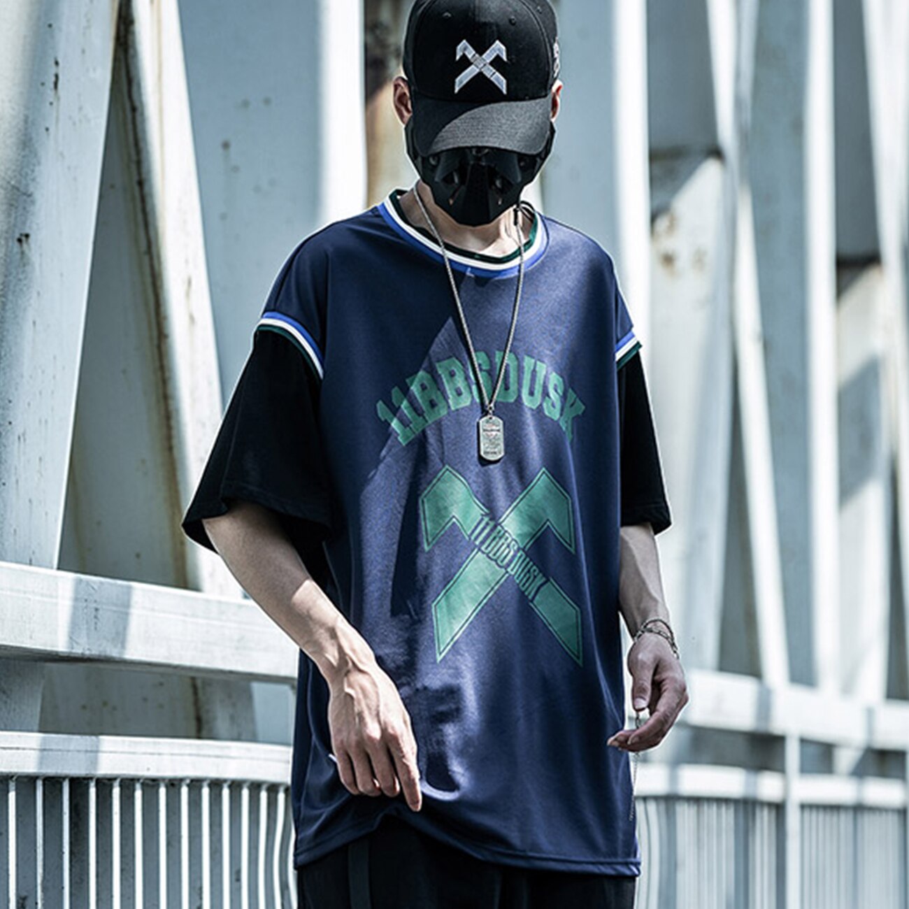 Streetwear Hip Hop T Shirt Men Hit Color Print Basketball Sportswear Short Sleeve Summer Cottom Casual Tshirts | Vimost Shop.