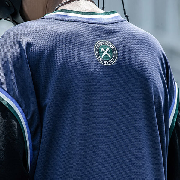 Streetwear Hip Hop T Shirt Men Hit Color Print Basketball Sportswear Short Sleeve Summer Cottom Casual Tshirts | Vimost Shop.