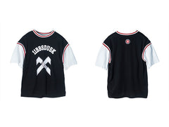 Streetwear Hip Hop T Shirt Men Hit Color Print  Basketball Sportswear Short Sleeve Summer Cottom Casual Tshirts