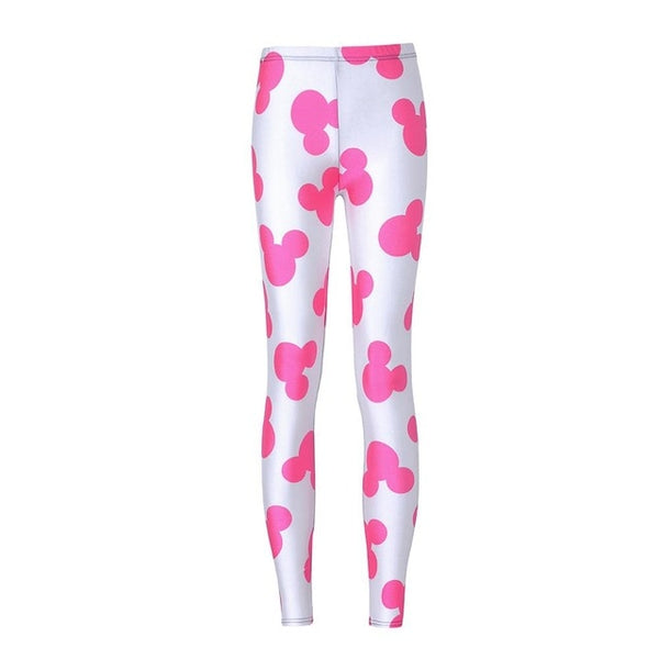 Active Women Minnie Mickey Yoga Gym Leggings Athletic Women Sport Clothing | Vimost Shop.