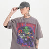 Men Oversize Hip Hop T-Shirt Devil Racing Harajuku Tshirt Summer Short Sleeve Cotton Loose Tops Tees | Vimost Shop.