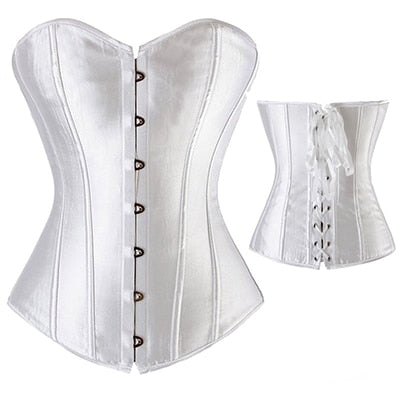 X Sexy Women steampunk clothing gothic Plus Size Corsets Lace Up boned Overbust Bustier Waist Cincher Body shaper corselet S-6XL | Vimost Shop.