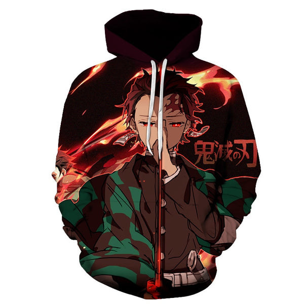 Men Women Anime Demon Slayer: Kimetsu no Yaiba Hoodie Cosplay Costume Sweatshirts Unisex Cartoon Pullover Autumn Casual Clothing | Vimost Shop.