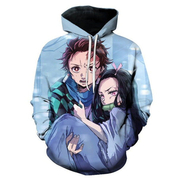 Men Women Anime Demon Slayer: Kimetsu no Yaiba Hoodie Cosplay Costume Sweatshirts Unisex Cartoon Pullover Autumn Casual Clothing | Vimost Shop.