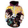 Men Women Anime Demon Slayer: Kimetsu no Yaiba Hoodie Cosplay Costume Sweatshirts Unisex Cartoon Pullover Autumn Casual Clothing | Vimost Shop.