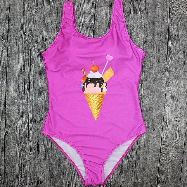 Sexy Bikini Set Ice Cream Print Women Swimwear | Vimost Shop.