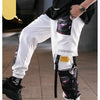 Streetwear Men Hip Hop Patchwork Sweatpants Joggers Trousers Casual Drawstring Sportwear Pants Male New Men Cargo Pants | Vimost Shop.