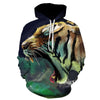 3D Print Flame Tiger Hoodie Men Sweatshirt Men Women Hoodies Plus Size Pullover Novelty 6XL Casual Animal Coats | Vimost Shop.