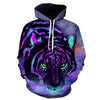 3D Print Flame Tiger Hoodie Men Sweatshirt Men Women Hoodies Plus Size Pullover Novelty 6XL Casual Animal Coats | Vimost Shop.