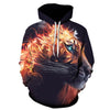 3D Print Flame Tiger Hoodie Men Sweatshirt Men Women Hoodies Plus Size Pullover Novelty 6XL Casual Animal Coats | Vimost Shop.