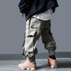Techwear Cargo Pants Men Multi Pockets Hip Hop Casual Streetwear Trousers Joggers Elastic Waist Sweatpants | Vimost Shop.