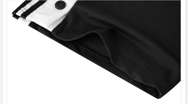 Hip Hop Retro Side Slip Fastener Shorts Men Casual Wear Sports Short | Vimost Shop.