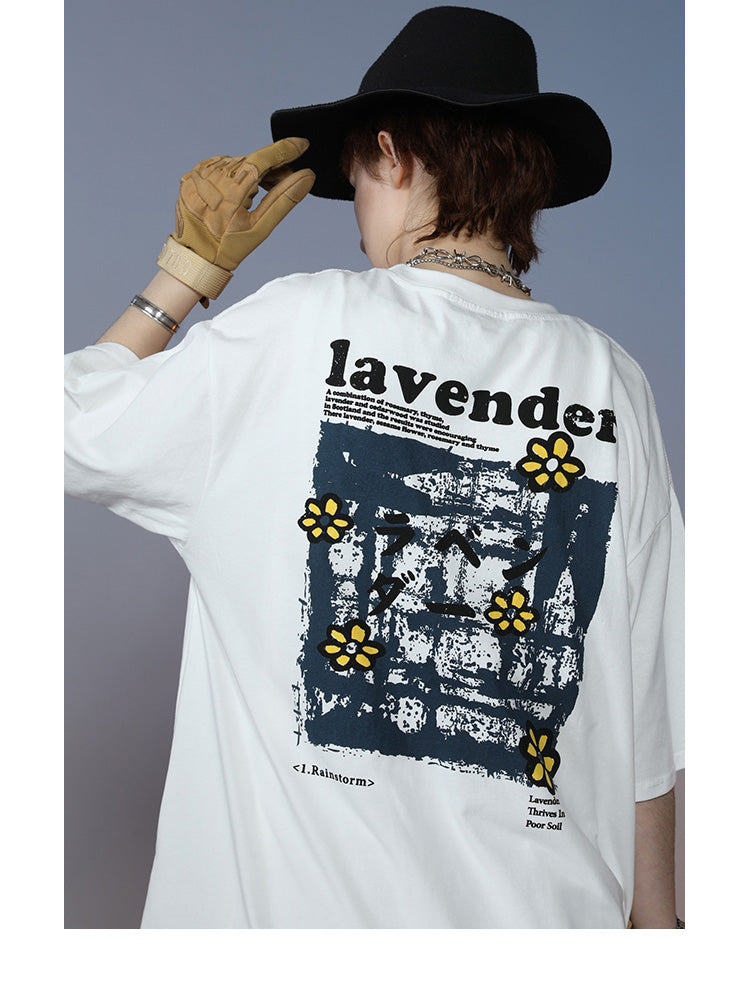 Men Hip Hop T Shirt Streetwear Harajuku Floral T-Shirt | Vimost Shop.