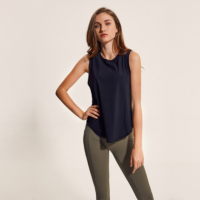 Mesh Patchwork Women Loose Fit Solid Yoga Fitness | Vimost Shop.
