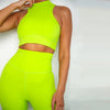 Fitness Suit Women Gym Clothing Dry Fit Yoga Set Sportswear Woman Workout Clothes Vest Legging Kit Black Red Green | Vimost Shop.