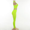 Fitness Suit Women Gym Clothing Dry Fit Yoga Set Sportswear Woman Workout Clothes Vest Legging Kit Black Red Green | Vimost Shop.