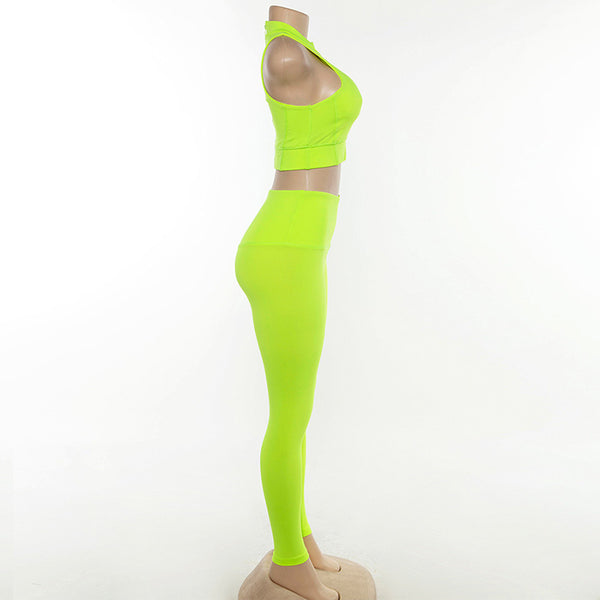 Fitness Suit Women Gym Clothing Dry Fit Yoga Set Sportswear Woman Workout Clothes Vest Legging Kit Black Red Green | Vimost Shop.