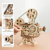 ROKR Hand Crank Projector Classic Film Vitascope 3D Wooden Puzzle Model Building Toys for Children Adult LK601 | Vimost Shop.