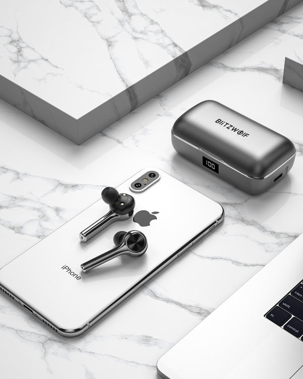 In-ear Wireless Earphone TWS Wireless Touch control Graphene diaphragm Type-C Charging Real-time Battery Earbuds | Vimost Shop.