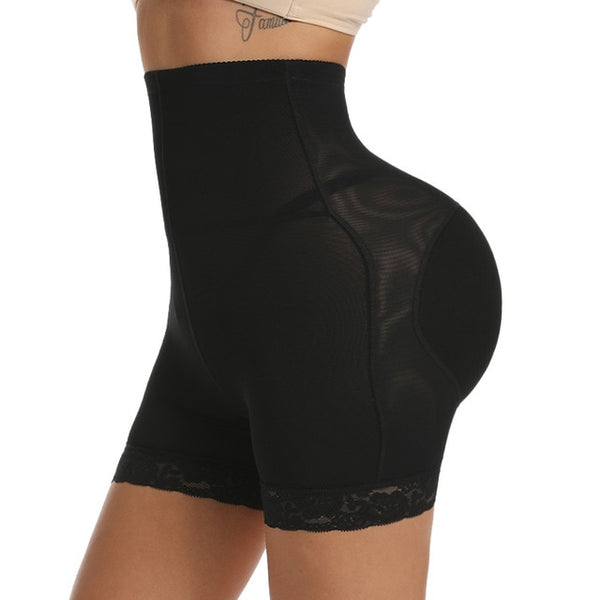 Women High Waist Lace Butt Lifter Body Shaper Tummy Control Panties Boyshort ASS Pad Shorts Hip Enhancer Shapewear | Vimost Shop.