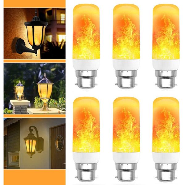 LED Flame Lamp B22 Flame Led Bulb 2W 3W 5W LED Flickering Flame Blub Effect Fire Lamps Flickering Home Decor LED Lamp | Vimost Shop.