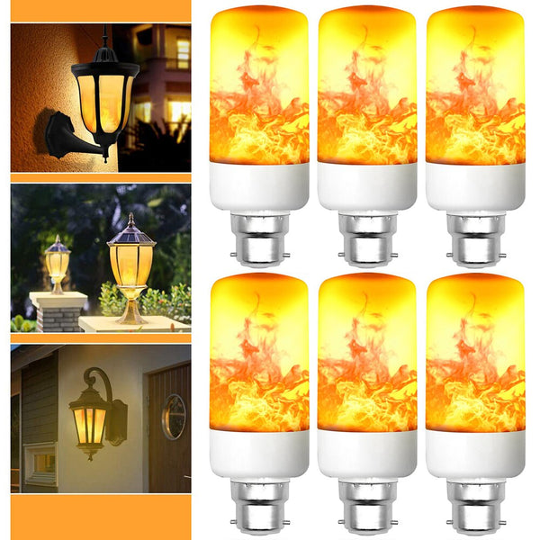 LED Flame Lamp B22 Flame Led Bulb 2W 3W 5W LED Flickering Flame Blub Effect Fire Lamps Flickering Home Decor LED Lamp | Vimost Shop.