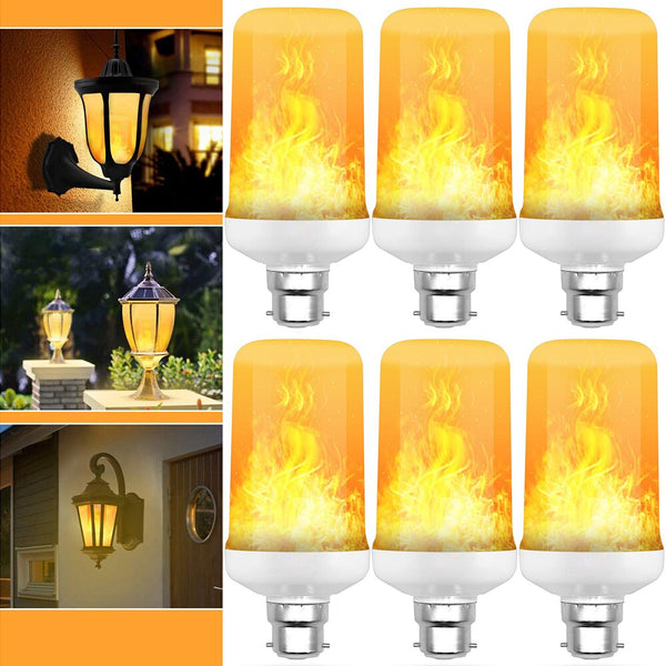 LED Flame Lamp B22 Flame Led Bulb 2W 3W 5W LED Flickering Flame Blub Effect Fire Lamps Flickering Home Decor LED Lamp | Vimost Shop.