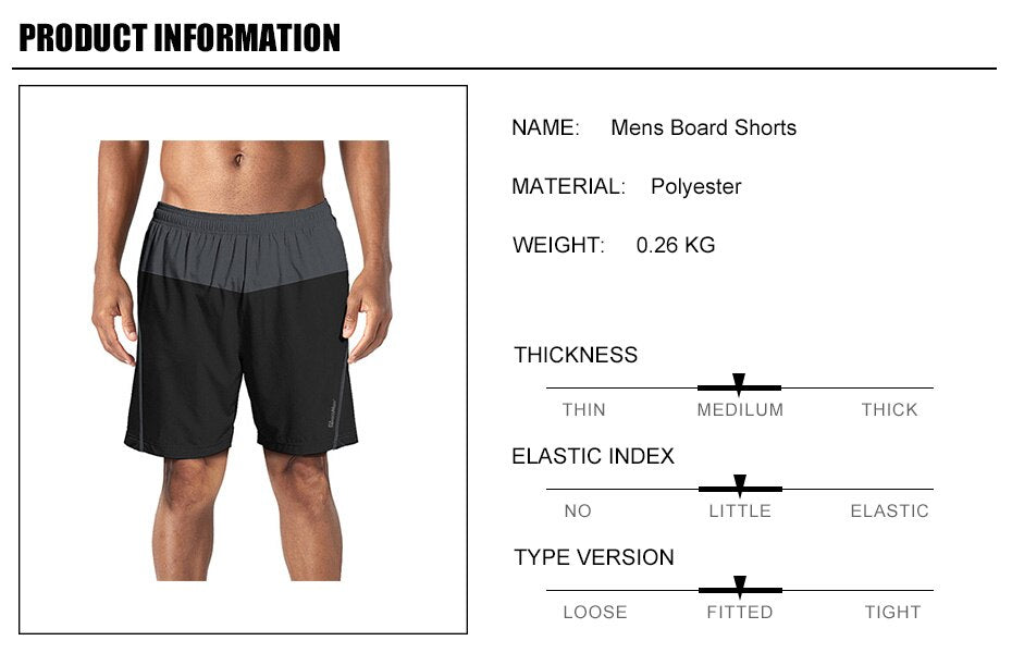 Patchwork Shorts Men Summer Quick Drying Gyms Exercise Shorts Casual Elastic Waist Joggers Walk Beach Shorts Man Hot | Vimost Shop.