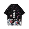 Men Streetwear Japanese Sakura Waves Tshirt Short Sleeve Cotton Harajuku T-Shirt Oversize Japan Tees | Vimost Shop.
