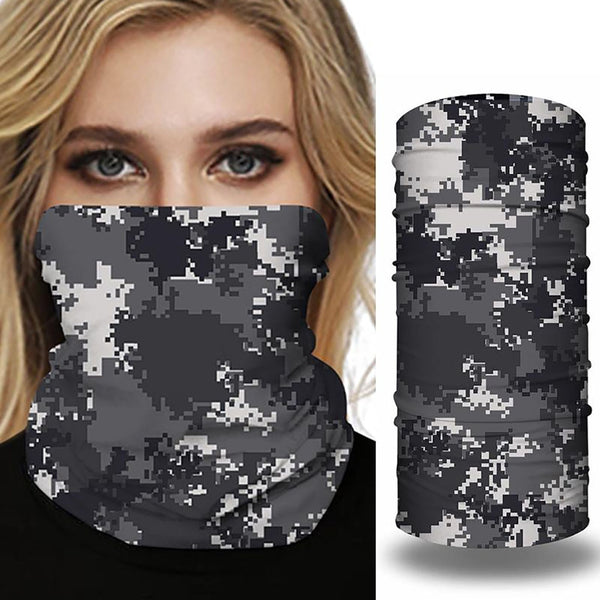 Unisex Leopard Camouflage Face Cover Scarf Washable Rave Bandana Neck Gaiter Tube Headwear For Women Men Dustproof Face Scarf | Vimost Shop.