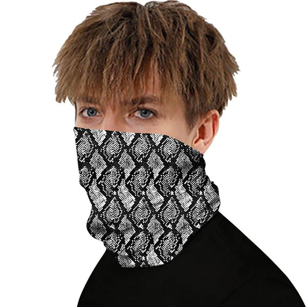 Unisex Leopard Camouflage Face Cover Scarf Washable Rave Bandana Neck Gaiter Tube Headwear For Women Men Dustproof Face Scarf | Vimost Shop.