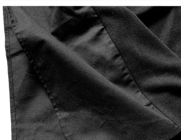 Japanese Streetwear Man Hoodies Hip Hop Embroideried Pullover Patchwork Fake Two Darkwear Tops Techwear Hoodies | Vimost Shop.