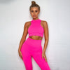 Fitness Suit Women Gym Clothing Dry Fit Yoga Set Sportswear Woman Workout Clothes Vest Legging Kit Black Red Green | Vimost Shop.