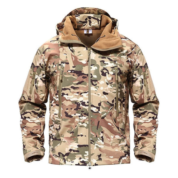 Army Camouflage Airsoft Jacket Men Military Tactical Jacket Winter Waterproof Softshell Jacket Windbreaker Hunt Clothes | Vimost Shop.