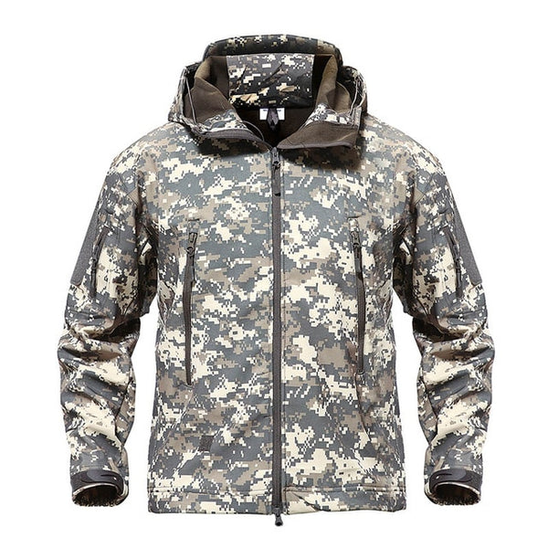 Army Camouflage Airsoft Jacket Men Military Tactical Jacket Winter Waterproof Softshell Jacket Windbreaker Hunt Clothes | Vimost Shop.
