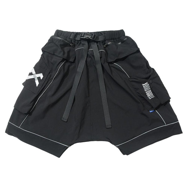 Reflective Hip Hop Shorts Mens  Summer Tactical Knee Length Male Short Pants Joggers Streetwear Cargo Shorts | Vimost Shop.