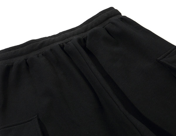 Ribbons Pockets Harem Pants Men Streetwear Autumn Winter Sweatpants Hip Hop Joggers Slim Men Pencil Pants | Vimost Shop.