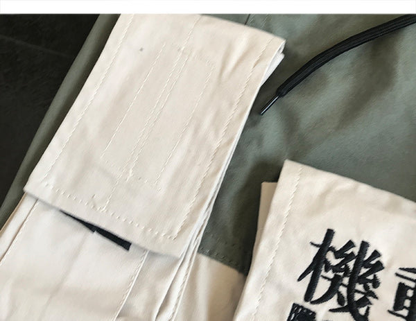 Patchwork Pockets Cargo Pants Men Harajuku Hip Hop Sweatpant Male Joggers Track Trousers Streetwear Techwear | Vimost Shop.