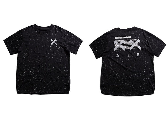 Gypsophila Print Hip Hop Streewear T Shirt Men summer Reflective Fashion Loose Short Sleeve Cotton Oversized Tops | Vimost Shop.