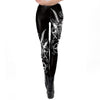Ouija Leggings Women Satan Devil Black Pants Baphomet Dark Gothic Leggins Lucifer Fitness Workout Legins | Vimost Shop.