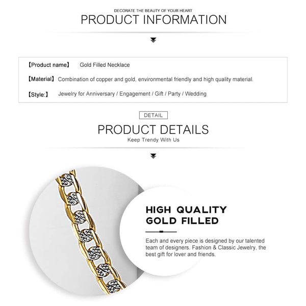 Gold Chain Necklace for Men Women Cuban Link Chains Mens Womens Necklaces Wholesale 2019 Fashion Men's Woman Jewelry | Vimost Shop.