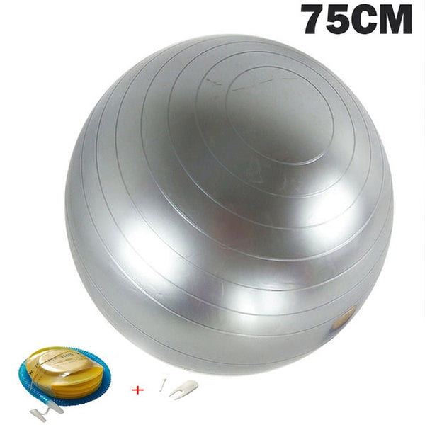 Yoga Balls Pilates Fitness Gym Balance Fitball Exercise Workout Ball 55/65/75/85CM with pump | Vimost Shop.