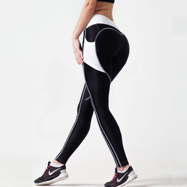High Waist Fitness Legging Women Heart Shaped Fashion Push Up Sexy Ankle-Length Pants Elasticity Leggings For Women With Pocket | Vimost Shop.