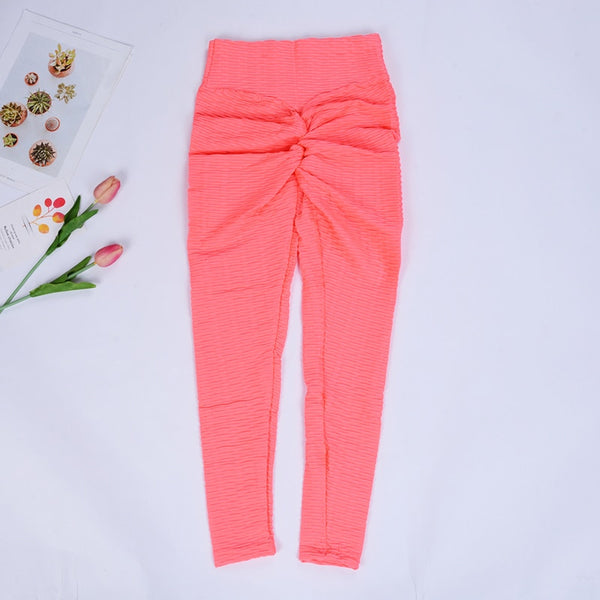 Women Butt Yoga Pants Sexy Seamless Fitness Sport Leggings Tummy Control Gym High Waist Solid Compression Tights | Vimost Shop.