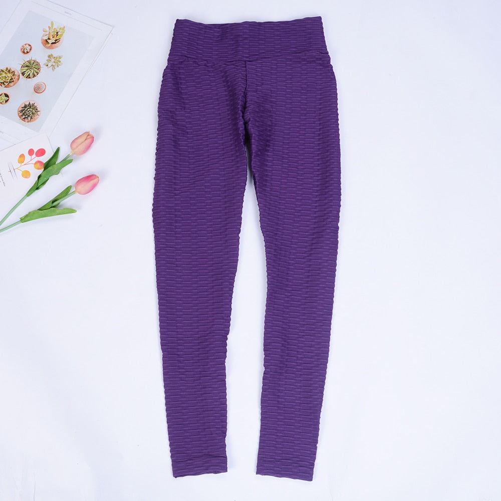 Women Butt Yoga Pants Sexy Seamless Fitness Sport Leggings Tummy Control Gym High Waist Solid Compression Tights | Vimost Shop.